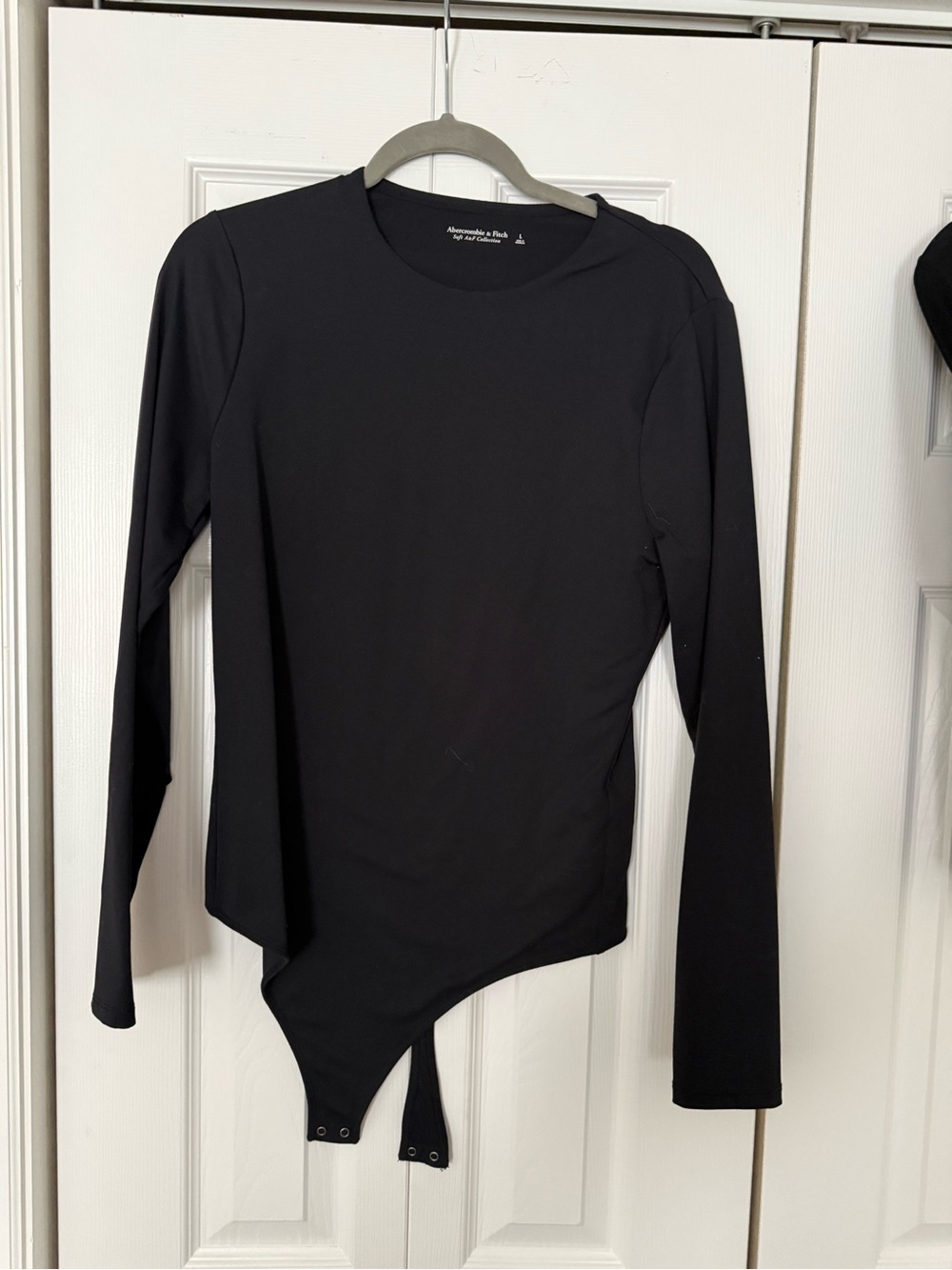 Abercrombie & Fitch Long-Sleeve Black Bodysuit